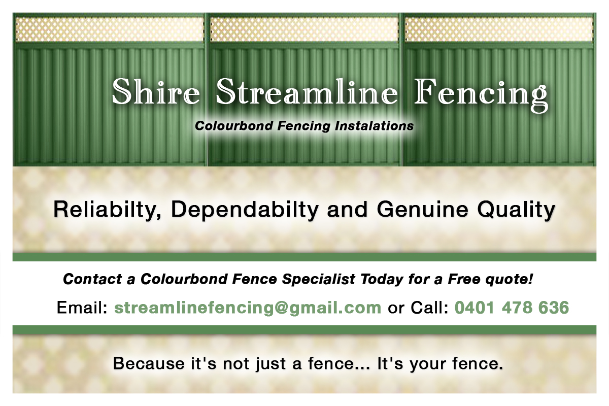 Flyer Design by kategearydesign for shire Streamline Fencing | Design #242148