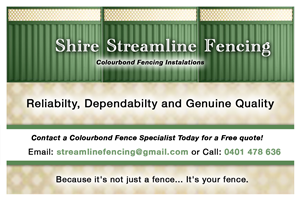 Flyer Design by kategearydesign for shire Streamline Fencing | Design: #242148
