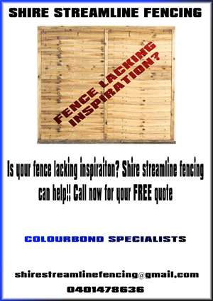 Flyer Design by dwhitaker0 for shire Streamline Fencing | Design: #245193