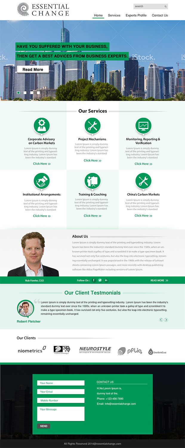 Web Design by Wings on web for this project | Design #4963922