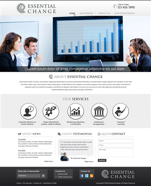 Essential Change Website | Web-Design von Sbss