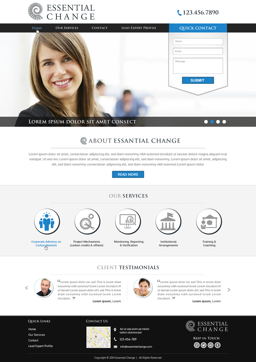 Web Design by Mac Ruskin for this project | Design #4935449