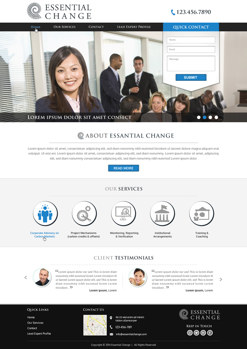 Web Design by Mac Ruskin for this project | Design #4935459