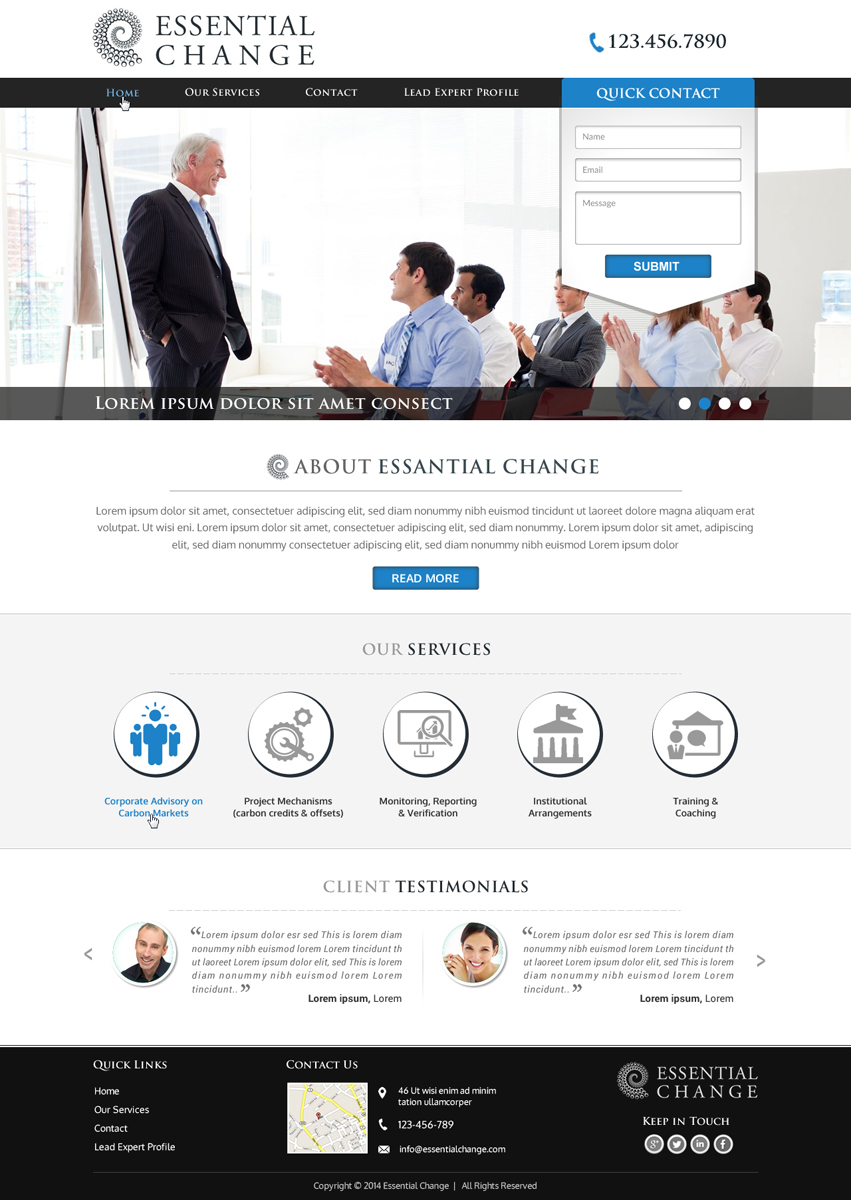 Web Design by Mac Ruskin for this project | Design #4935468