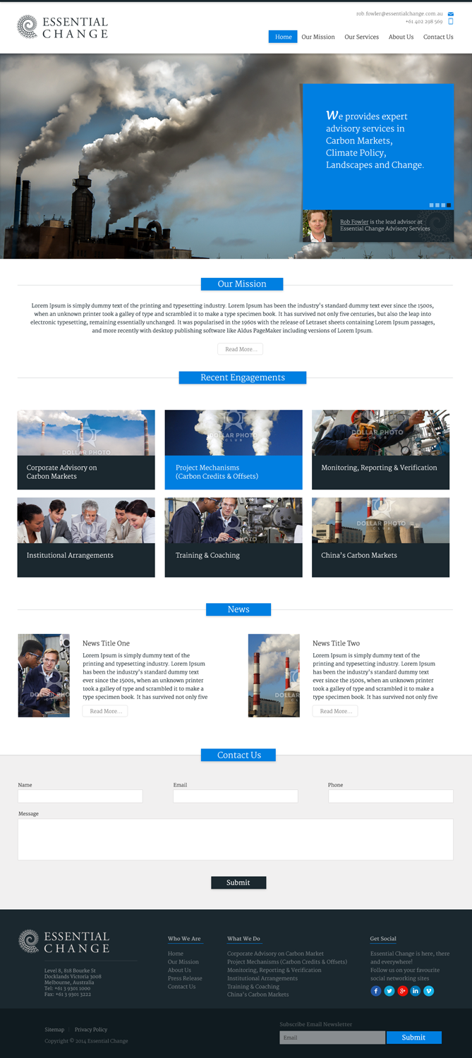 Web Design by bedesign for this project | Design #4941592