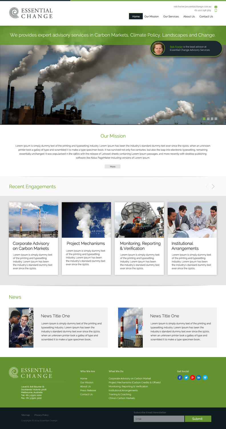 Web Design by bedesign for this project | Design #4975450
