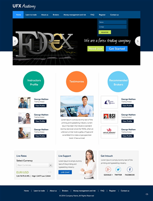 Web Design by pb for this project | Design: #4919158