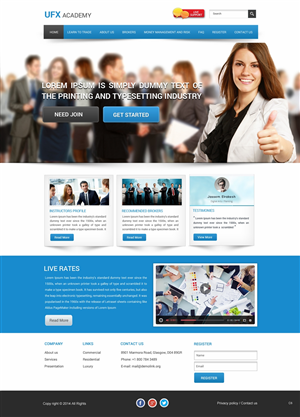 Web Design by pb for this project | Design: #4919179