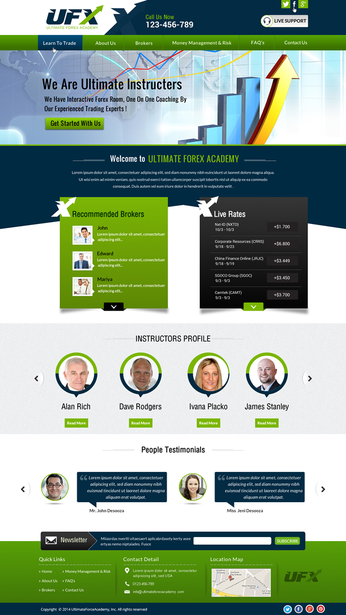 Web Design par Sbss pour ce projet | Design #4926776