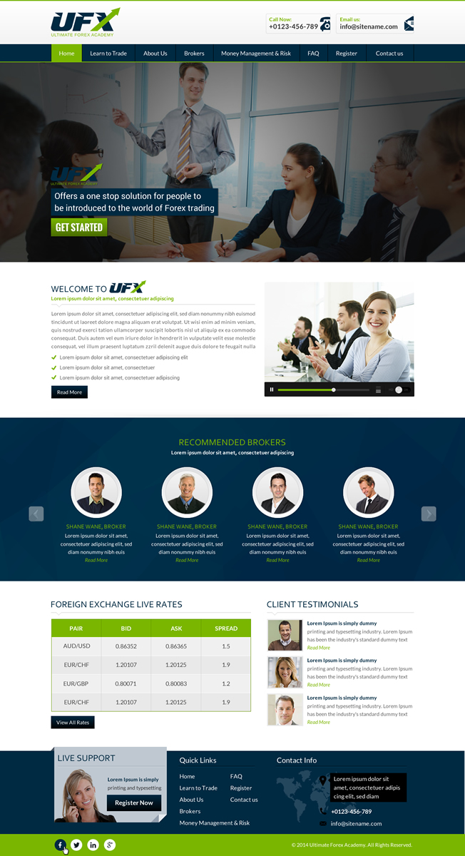 Web Design by Sbss for this project | Design #4926797