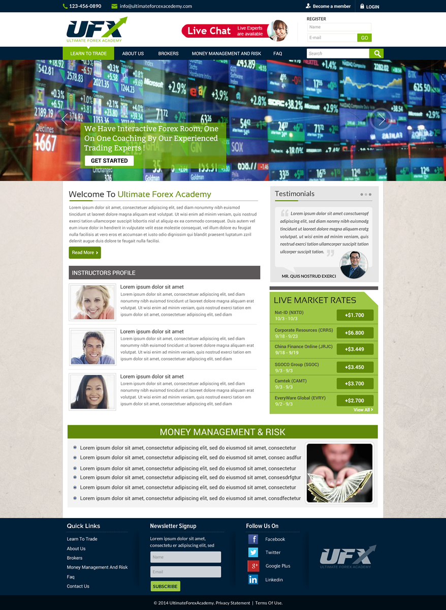 Web Design by Sbss for this project | Design #4926811