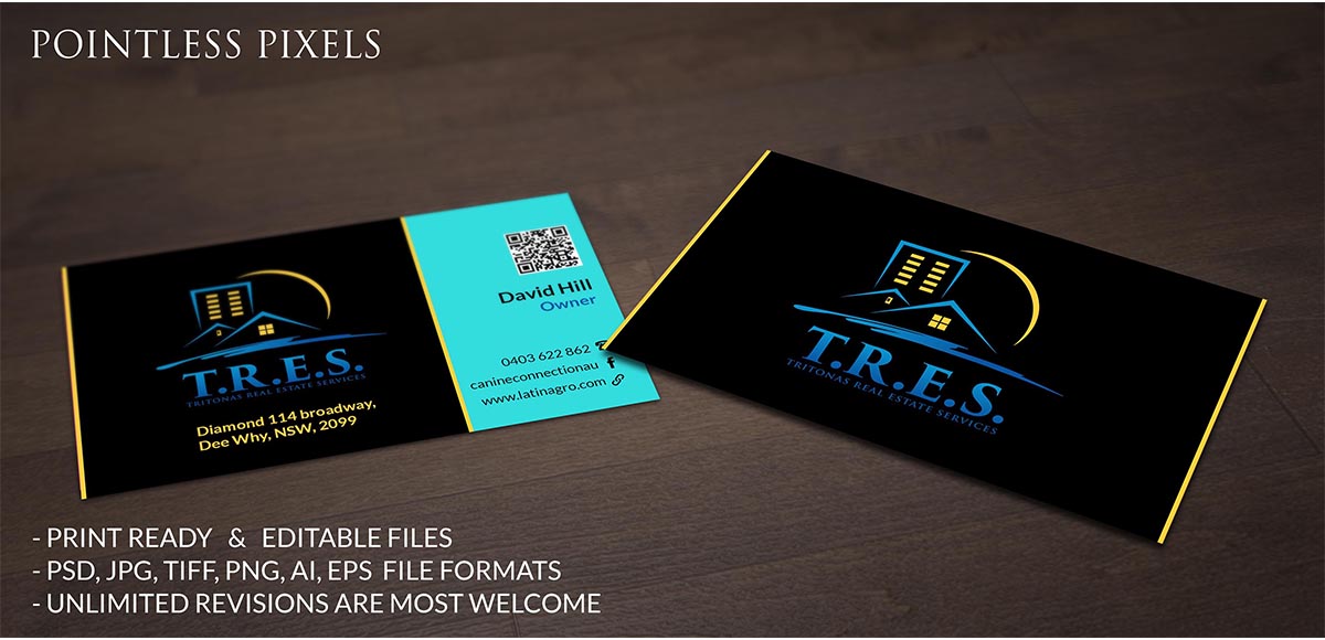 Business Card Design by Pointless Pixels India for this project | Design #4979582