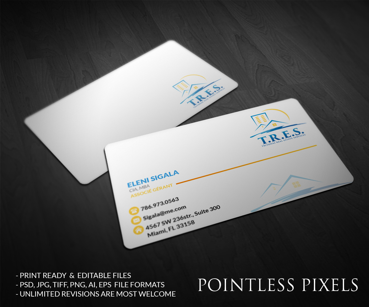 Business Card Design by Pointless Pixels India for this project | Design #4982446