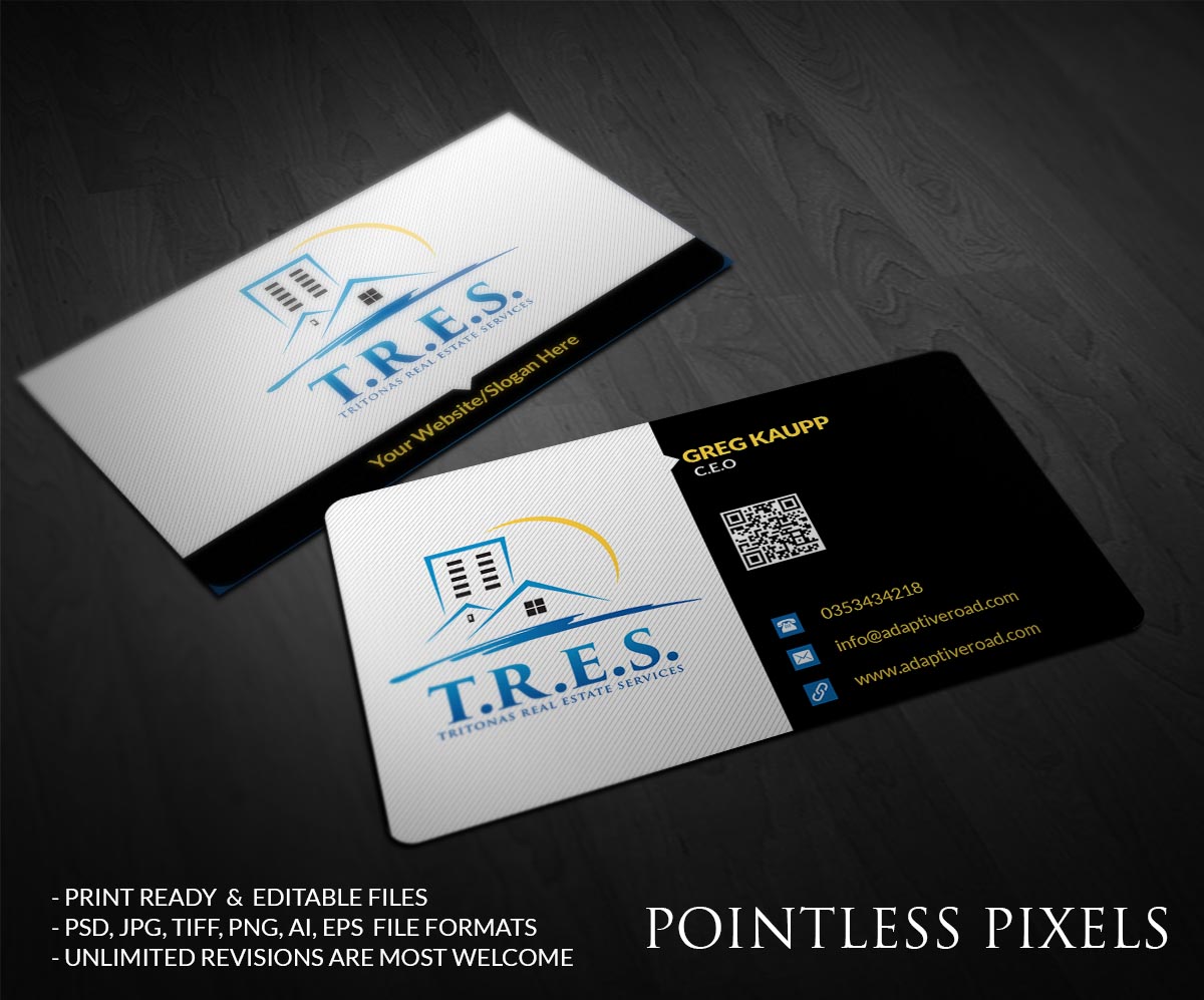 Business Card Design by Pointless Pixels India for this project | Design #4989659