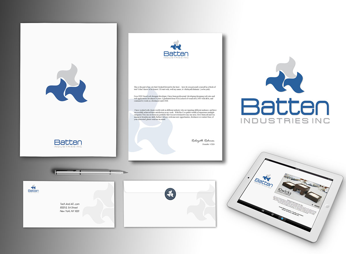Diseño de Logo por romina_f para Batten Industries | Diseño #4928436