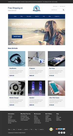 Web Design by pb for this project | Design: #4919014