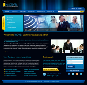 iNova Capital Partners Website | Web-Design von Expert Designer