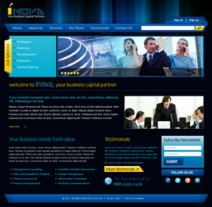 iNova Capital Partners Website | Web Design by Expert Designer