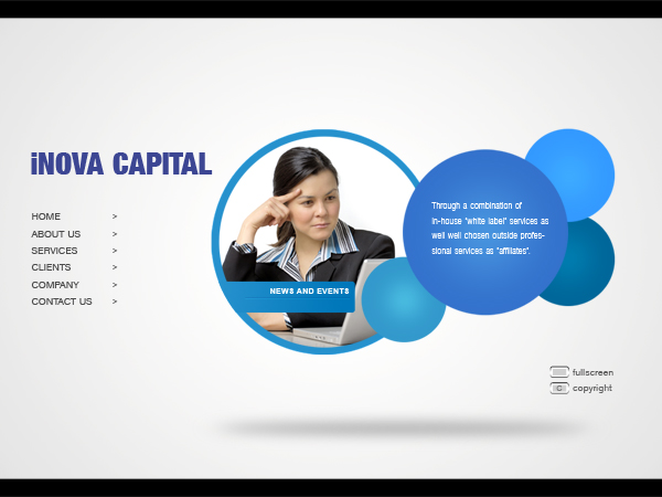Web Design by Sarun Sasi for iNova Capital Partners, Inc. | Design #239239