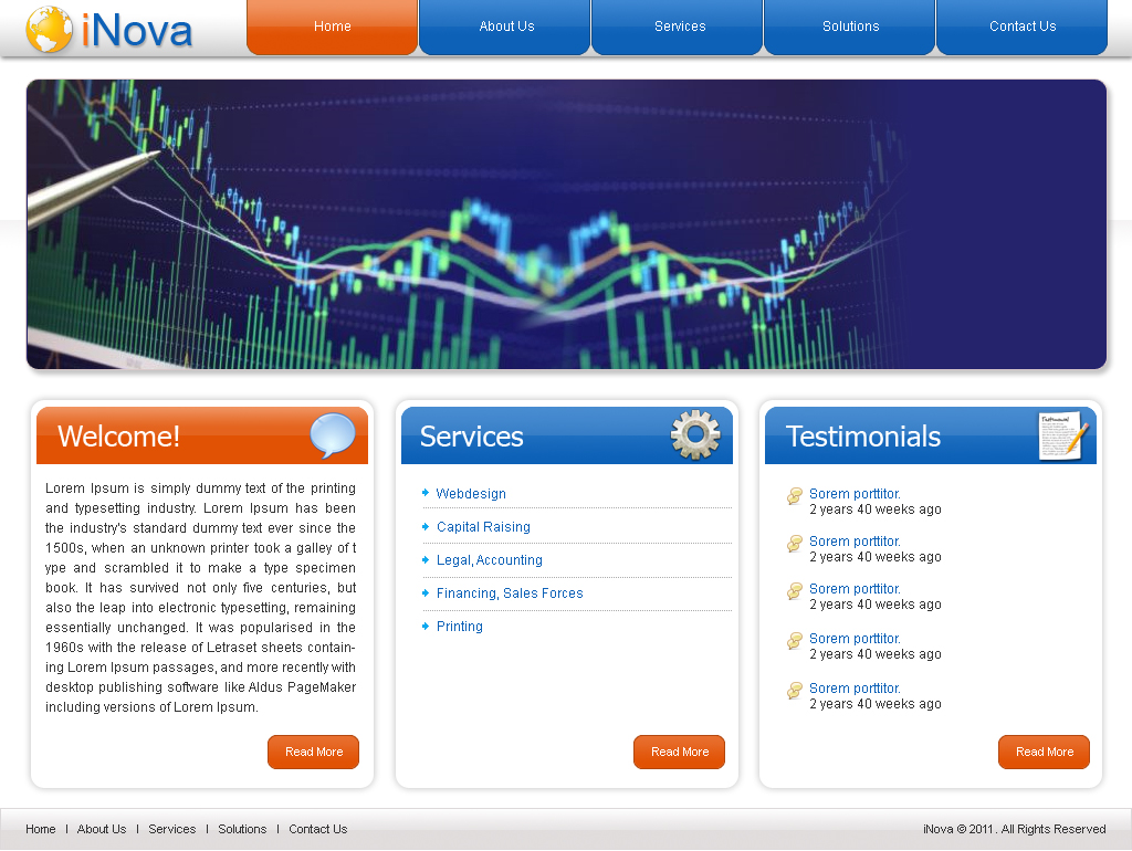 Web Design by Jagannath for iNova Capital Partners, Inc. | Design #242635