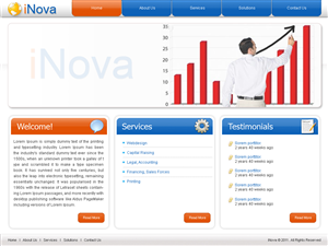 Web Design by Jagannath for iNova Capital Partners, Inc. | Design: #242638