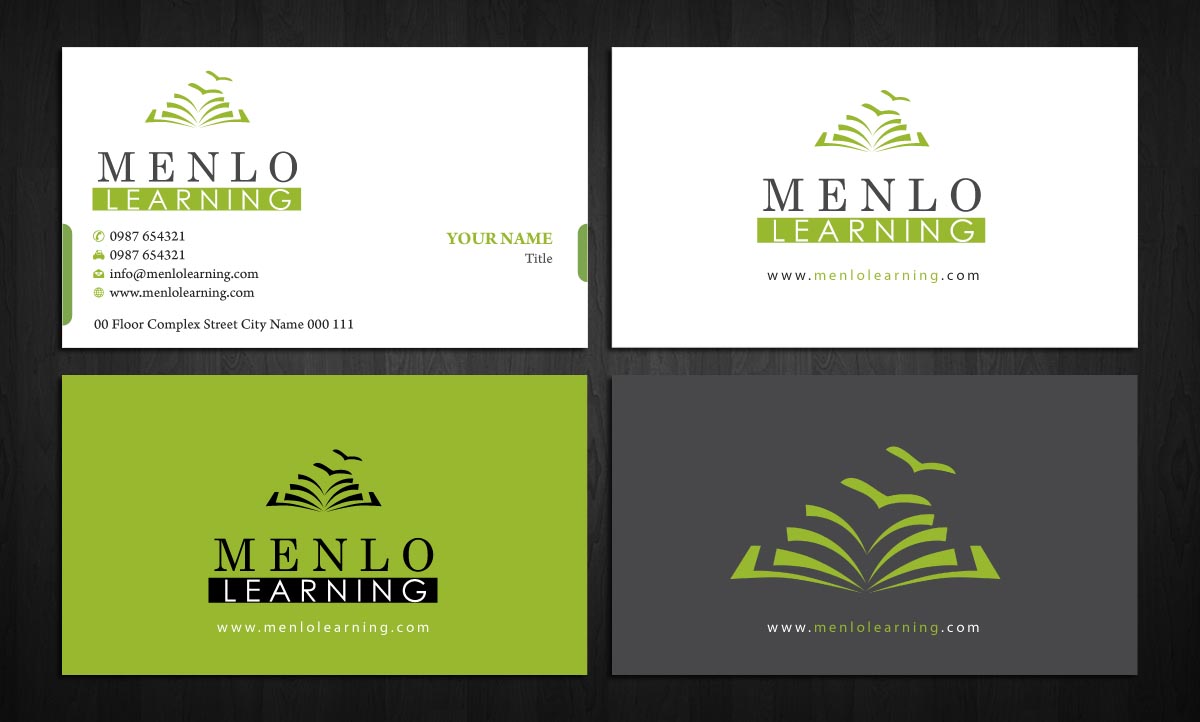 Stationery Design by Sbss for Menlo Learning | Design #1384775