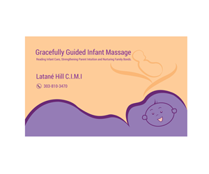 Infant Massage Instructor Business Card Design | Business Card Design by GT