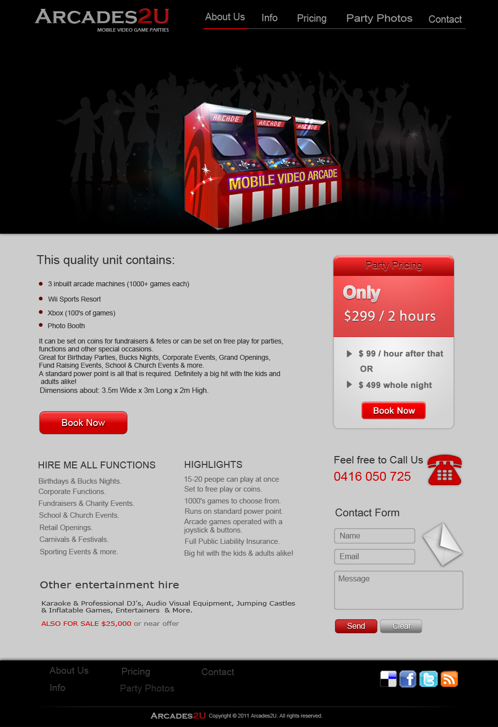 Web Design by Iulia for this project | Design #240532
