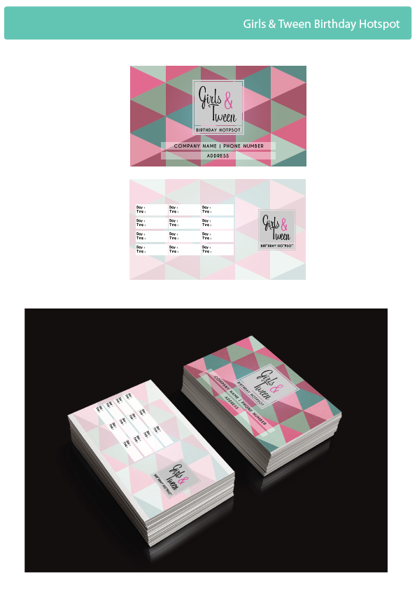 Business Card Design by Sarah Art for Lipstick & Lollipops | Design #4910503