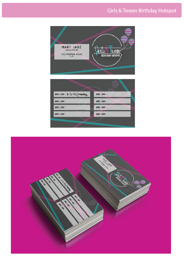 Design de Carte de Visite par Sarah Art pour Lipstick & Lollipops | Design #4911106