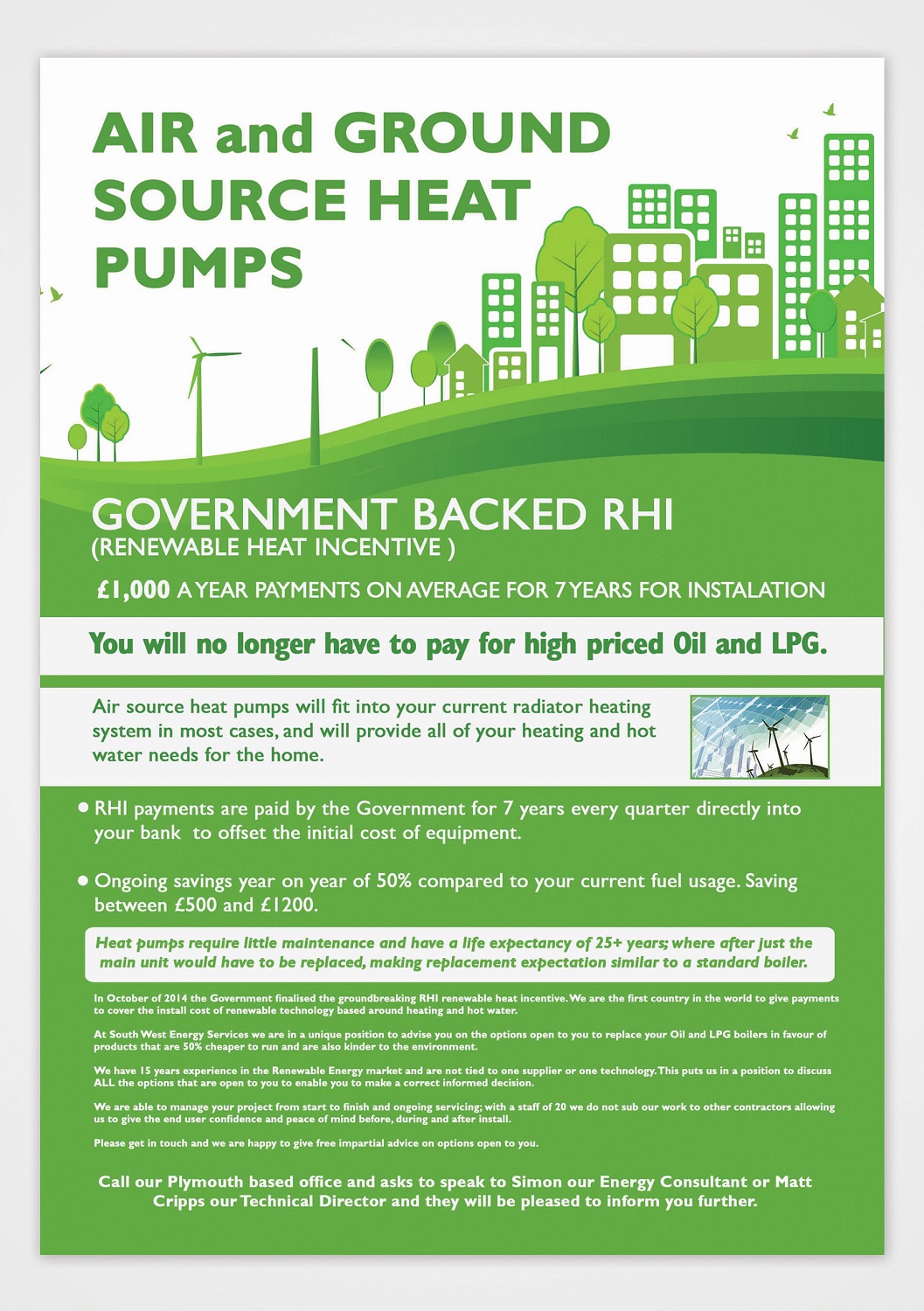 Flyer Design by Smart Line Adv for south west energy services ltd | Design #4920087
