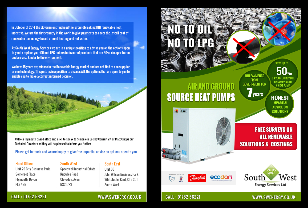 Flyer Design by NexQuix for south west energy services ltd | Design #4929016