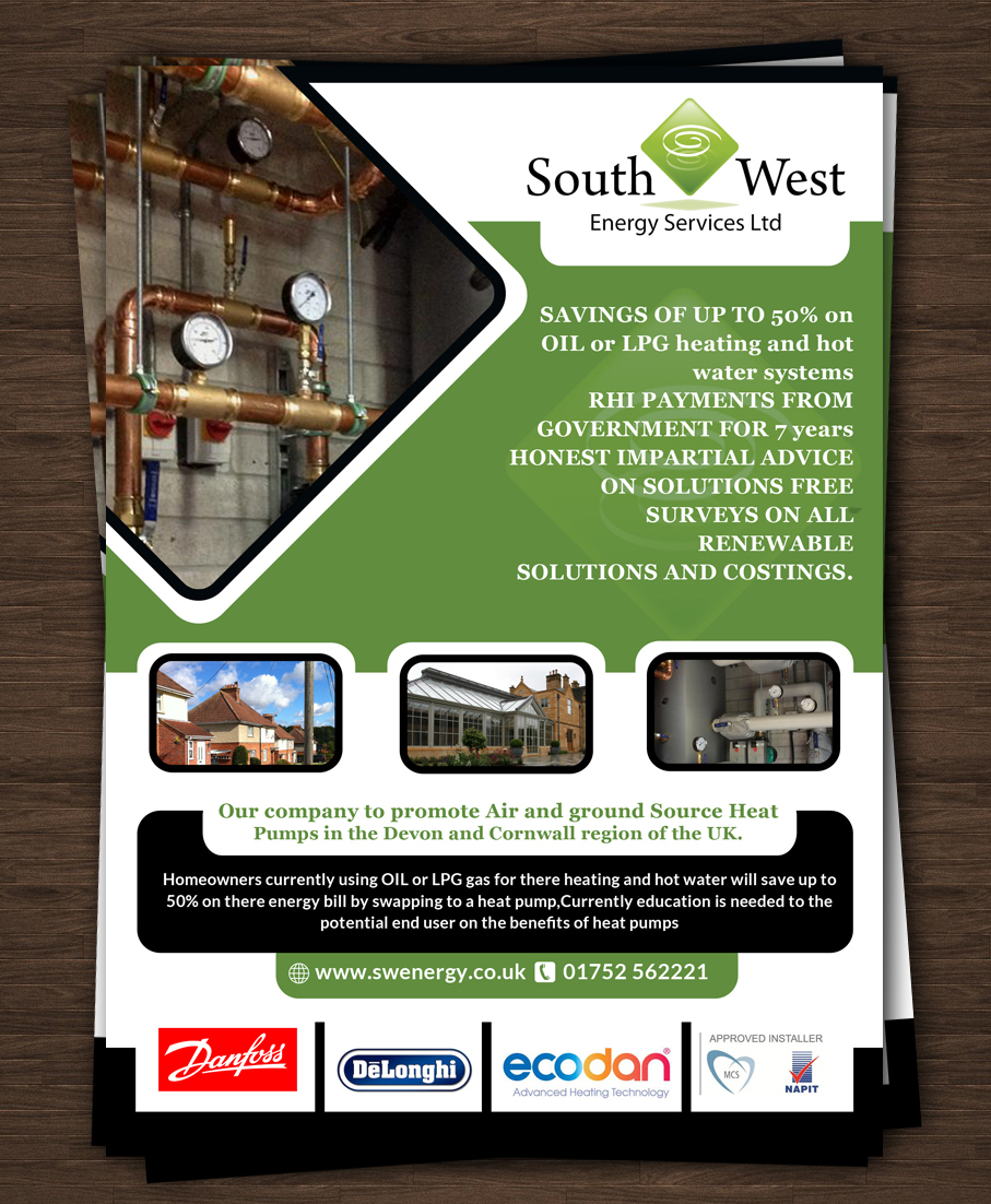 Flyer Design by ESolz Technologies for south west energy services ltd | Design #4920890