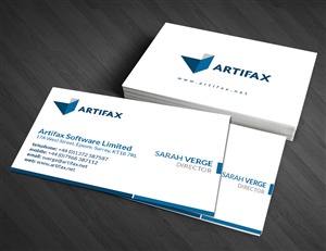Visitenkarten-Design von  Artman für Artifax Software Limited | Design #4928506
