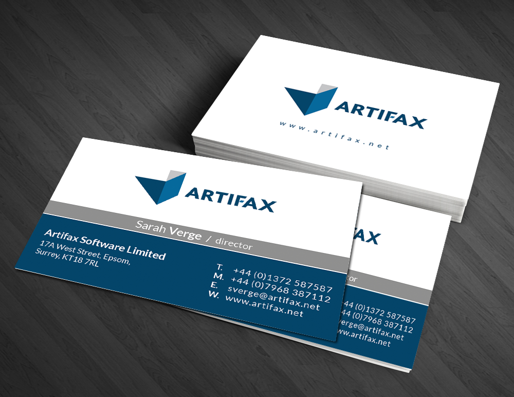 Design de Carte de Visite par  Artman pour Artifax Software Limited | Design #4928508