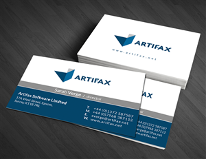 Design de Carte de Visite par  Artman pour Artifax Software Limited | Design : #4928508