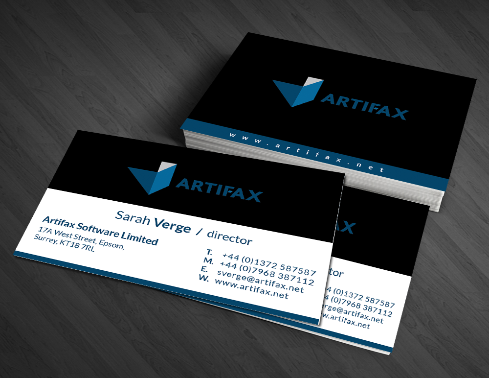 Design de Carte de Visite par  Artman pour Artifax Software Limited | Design #4928515