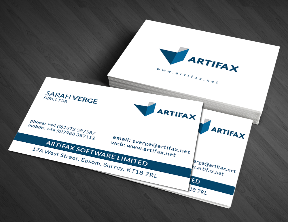 Design de Carte de Visite par  Artman pour Artifax Software Limited | Design #4928518