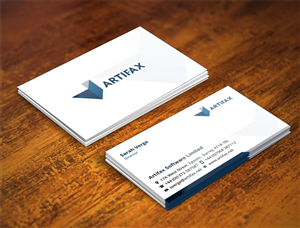 Design de Carte de Visite par INDIAN_Ashok pour Artifax Software Limited | Design : #4910960