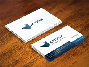 Design de Carte de Visite par INDIAN_Ashok pour Artifax Software Limited | Design : #4910961