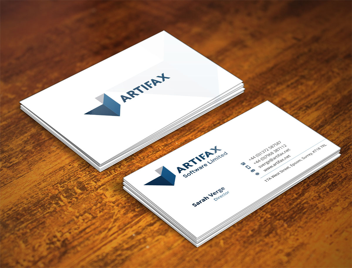 Design de Carte de Visite par INDIAN_Ashok pour Artifax Software Limited | Design #4910963