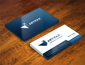 Design de Carte de Visite par INDIAN_Ashok pour Artifax Software Limited | Design : #4910970