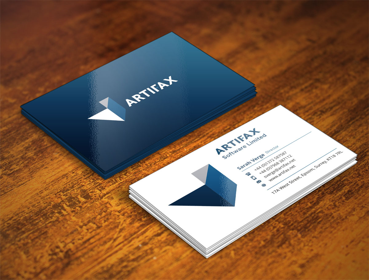 Diseño de Tarjeta de Presentación por INDIAN_Ashok para Artifax Software Limited | Diseño #4910972