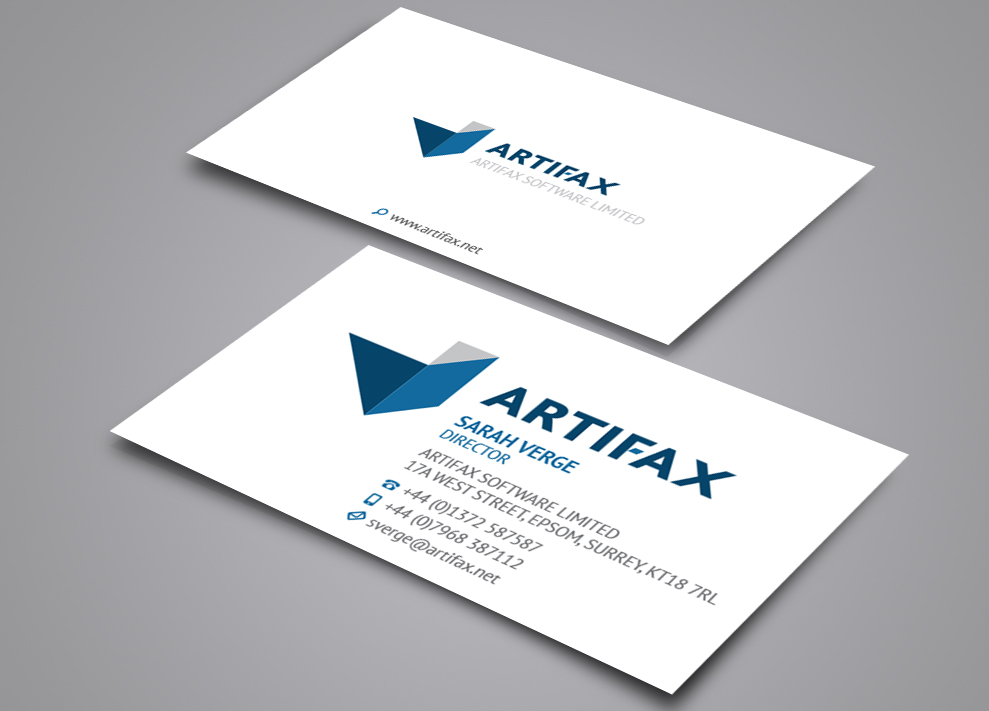 Design de Carte de Visite par Nicki Townsend pour Artifax Software Limited | Design #5186697