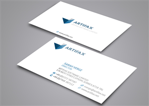 Design de Carte de Visite par Nicki Townsend pour Artifax Software Limited | Design : #5186699