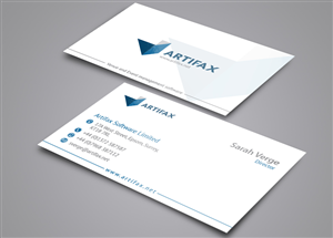 Design de Carte de Visite par Nicki Townsend pour Artifax Software Limited | Design : #5186793