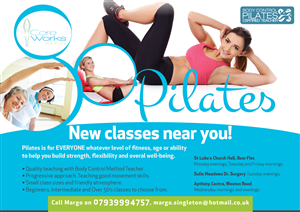Pilates Classes Flyer Design | Diseño de Flyer por INGA DESIGN