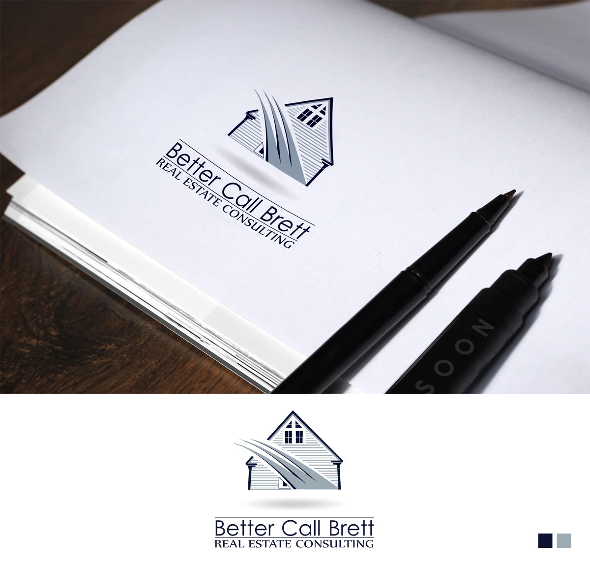 Logo Design by Impressive Solutions for Better Call Brett Realty | Design #12716654