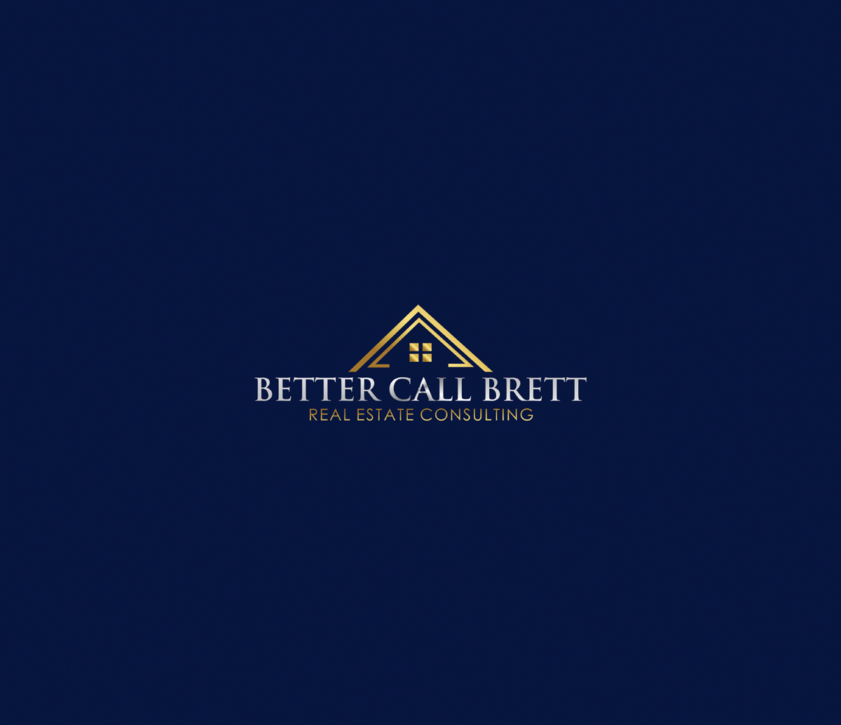 Modern, Playful, Real Estate Agent Logo Design for Better Call Brett