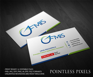 Business Card Design by Pointless Pixels India for this project | Design: #5124362